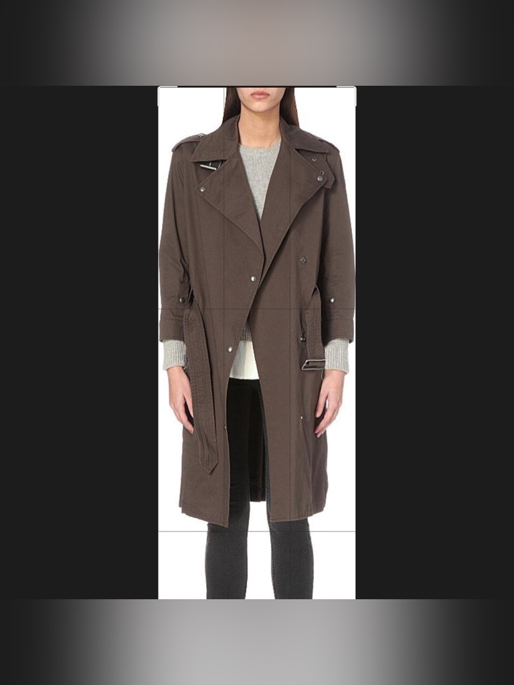 ALL SAINTS Eila Mac Trench Coat